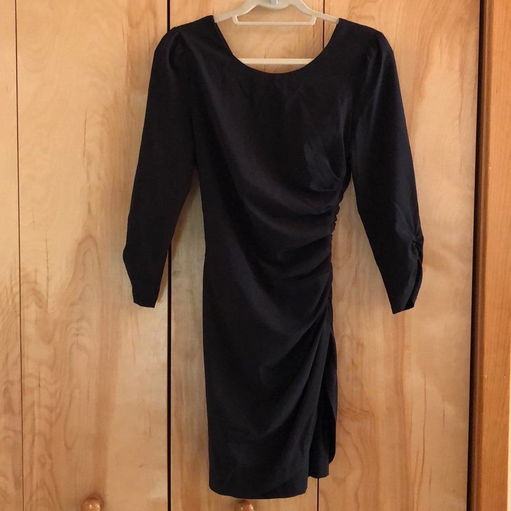 Ark & Co Open Back Ruched and Draped Mini Dress - Picture 6 of 12